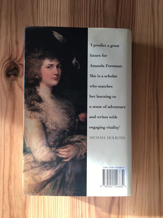 Georgiana Duchess of Devonshire - livro história Casa Real Inglesa