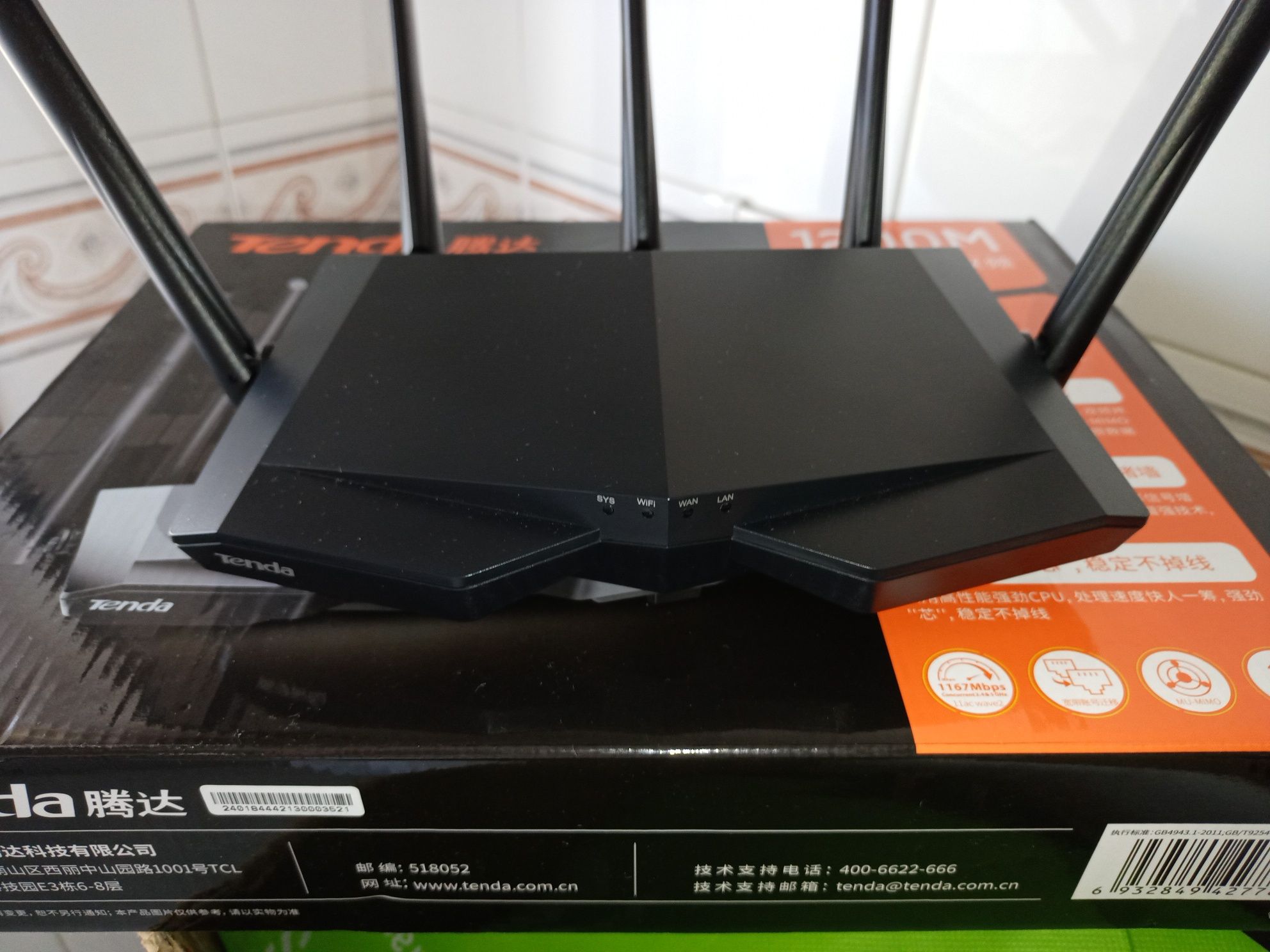 Tenho para venda Router Tenda AC7