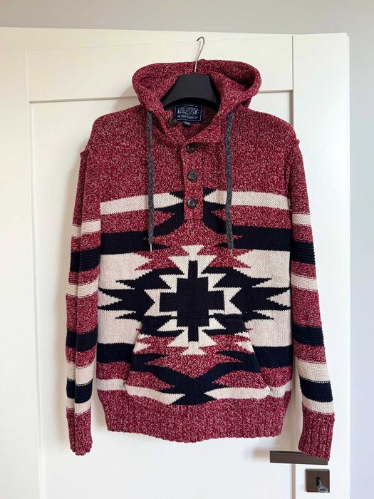 American Eagle Sweter z kapturem na zimę S/M unisex