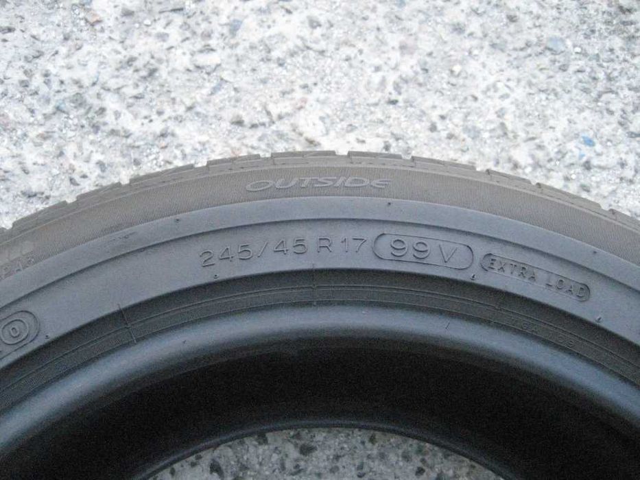 Michelin Pilot Alpin PA3 245/45R17 99V шини бу зима 2 штуки