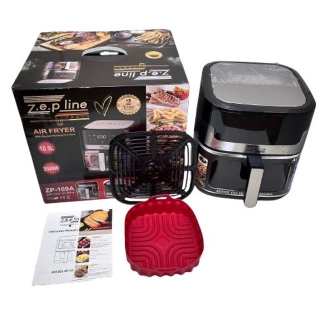 Аэрогриль (аэрофритюрница)-Zepline ZP-109А, 10,5 л, 3500 Вт, 2 ТЕНИ