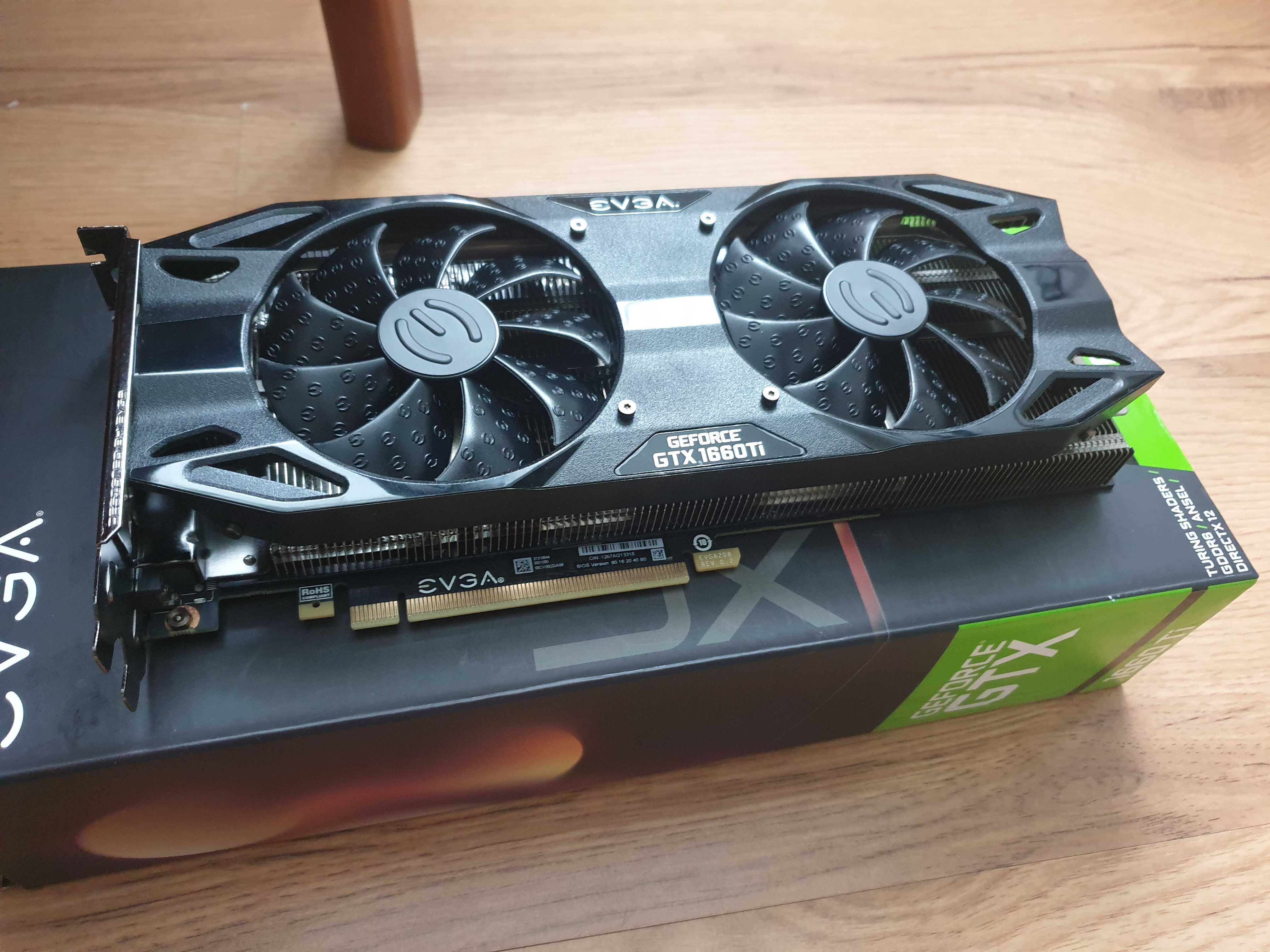 karta graficzna EVGA GeForce GTX 1660Ti OC XC ULTRA 6GB DDR6 + PUDEŁKO