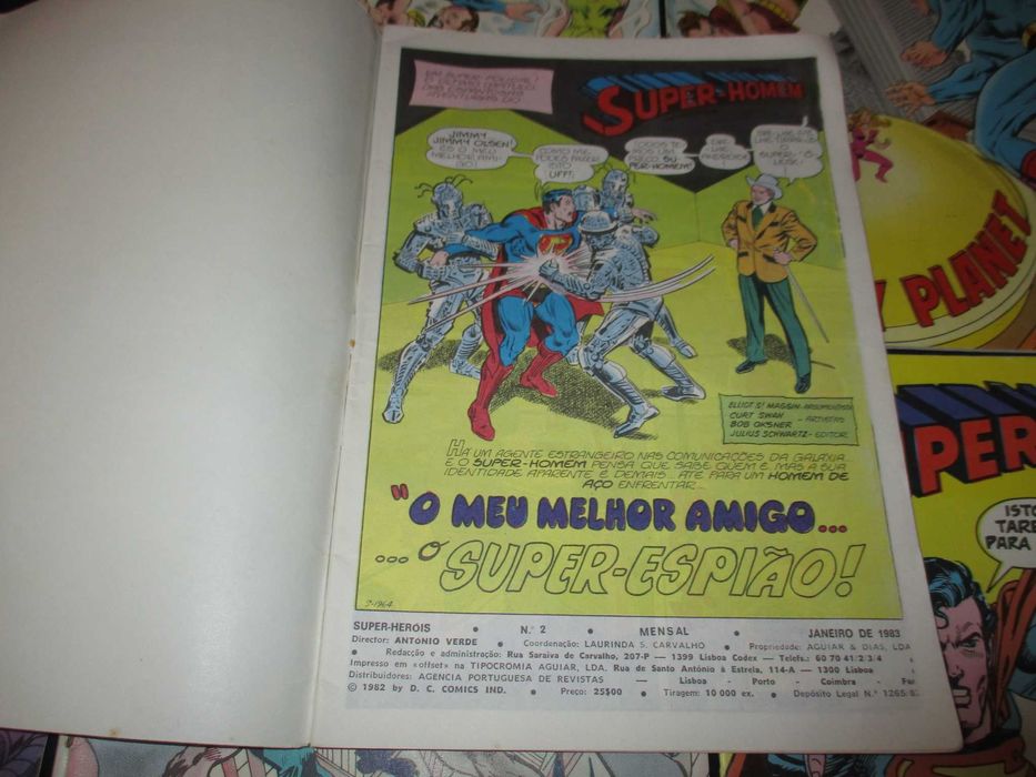 Colecção BD A Revista dos Super-Heróis Agência Portuguesa de Revistas