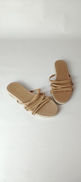 Klapki sandały damskie na lato Madewell rozmiar 38 wkładka 24 cm skóra