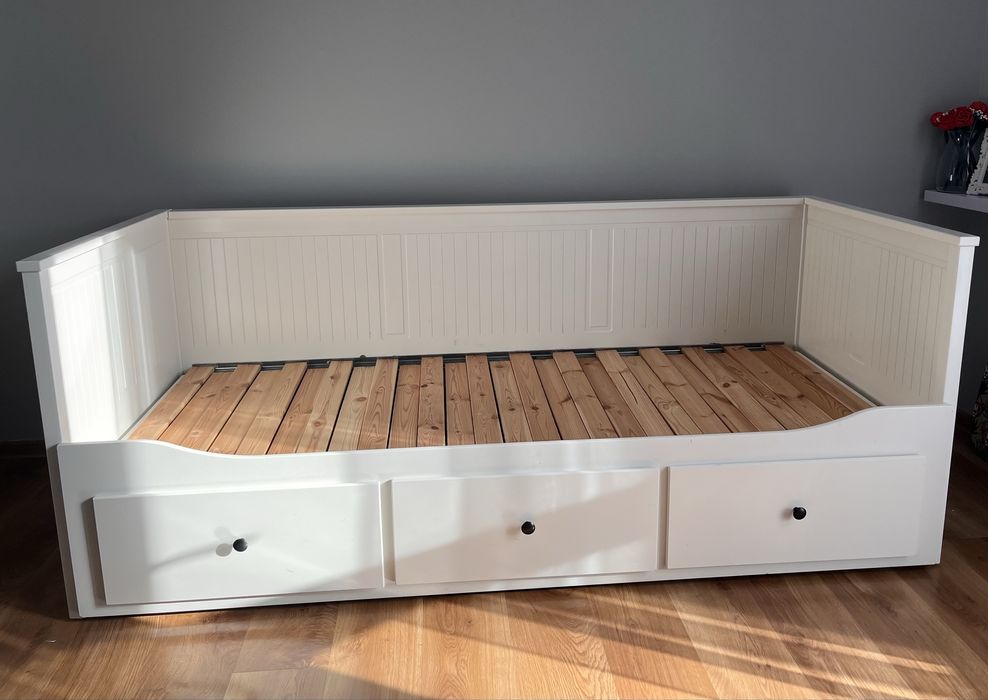Łózko Hemnes, Leżanka z 3 szufladami 80x200 cm
