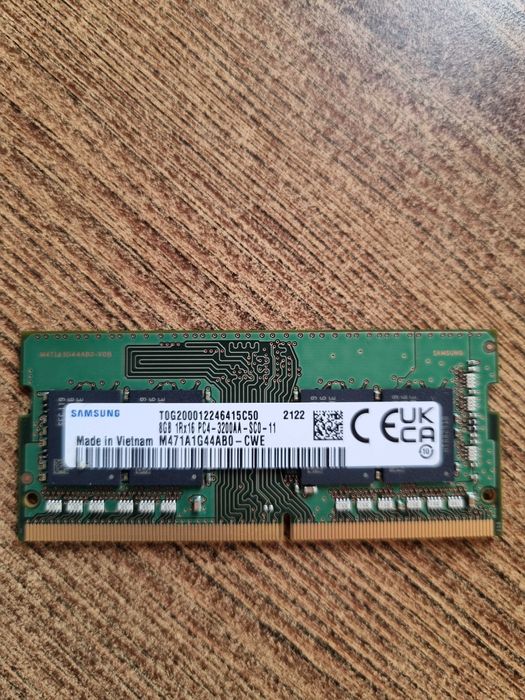 Оперативна память Samsung SO DIMM 8GB 3200MGz