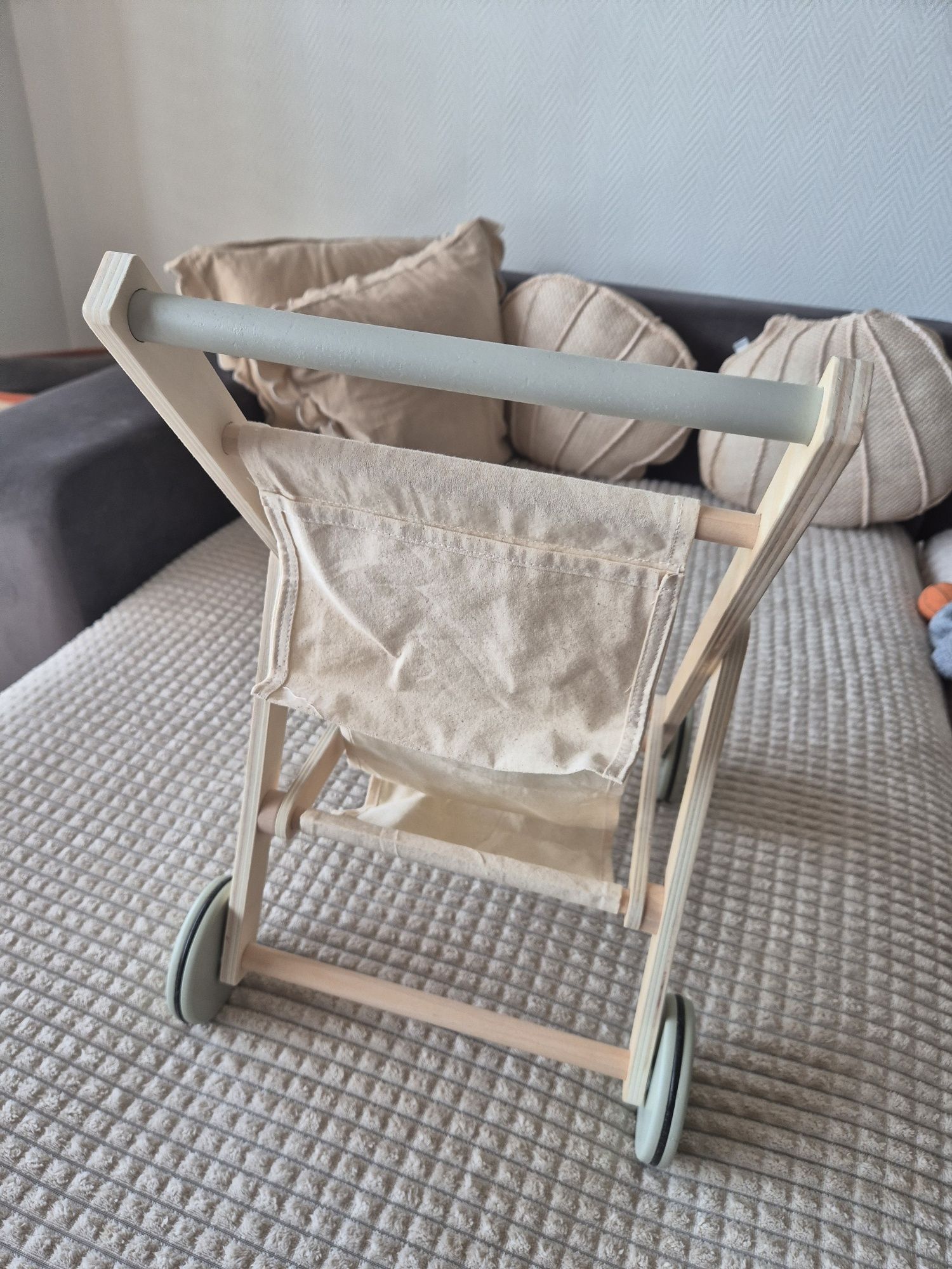 Wózek dla lalek nowy boho vintage retro