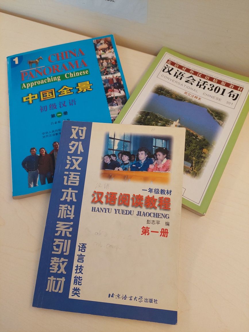 Manuais e cadernos de exercícios - chinês/mandarim