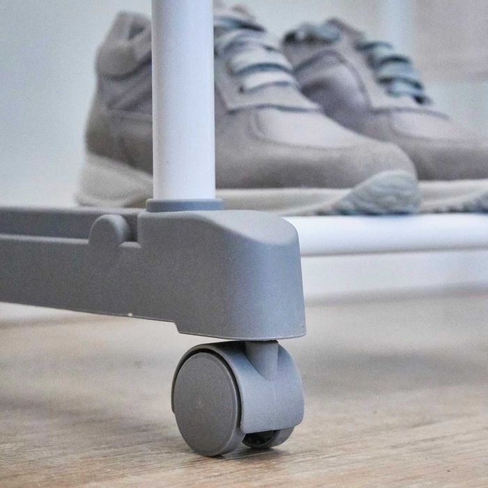 Вішалка для одягу стійка для одягу Domopak з коліщатами