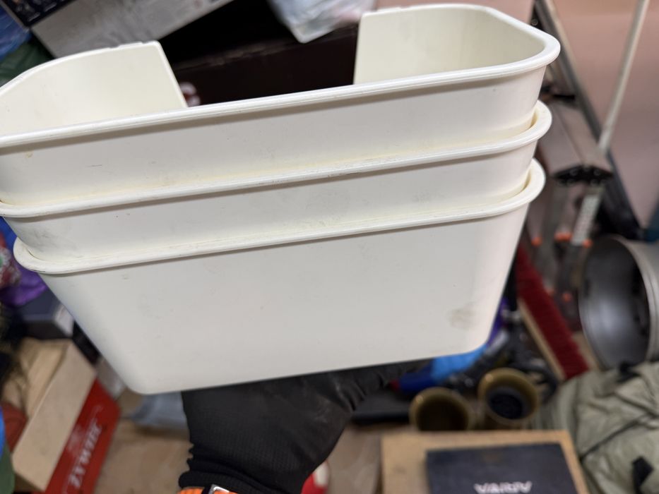 Kosze do łazienki na przyssawki IKEA TISKEN