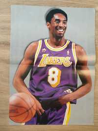 Plakat Koby Bryant z magazynu o koszykówce - unikat lata 90