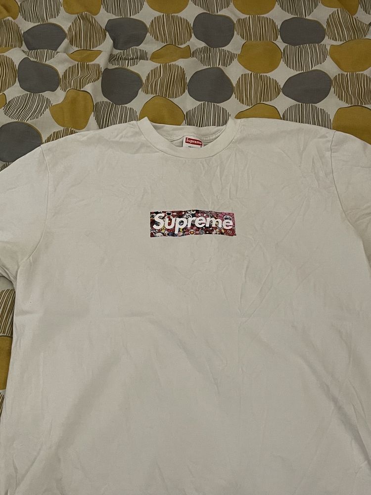 Supreme x Takashi Murakami Box Logo Covid-19 support oryginał