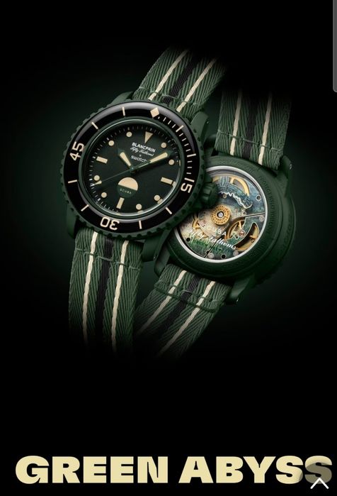 Swatch x Blancpain Green Abyss