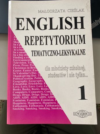 English Repetytorium tematyczno-leksykalne Cieślak
