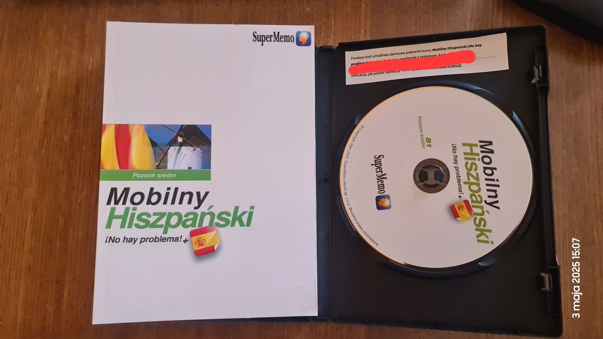 Mobilny hiszpański SuperMemo poziom średni i zaawansowany