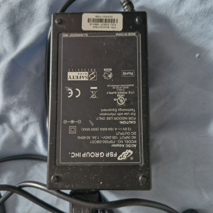 Zasilacz FSP 12V 4.16A 60W adapter FSP050-DBCC1 Oryginał