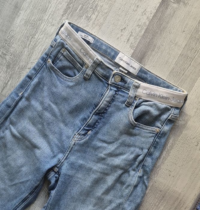 Jeansy calvin klein w27 xs-s!