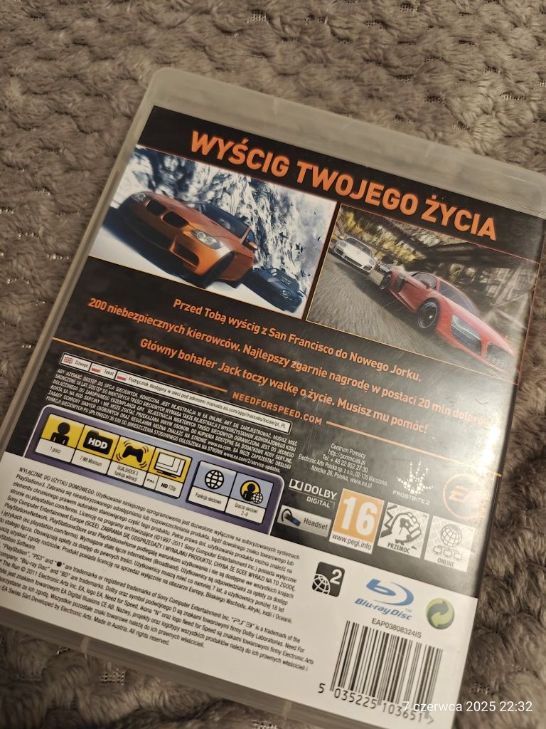 Need for speed the run ps3 sony PlayStation
