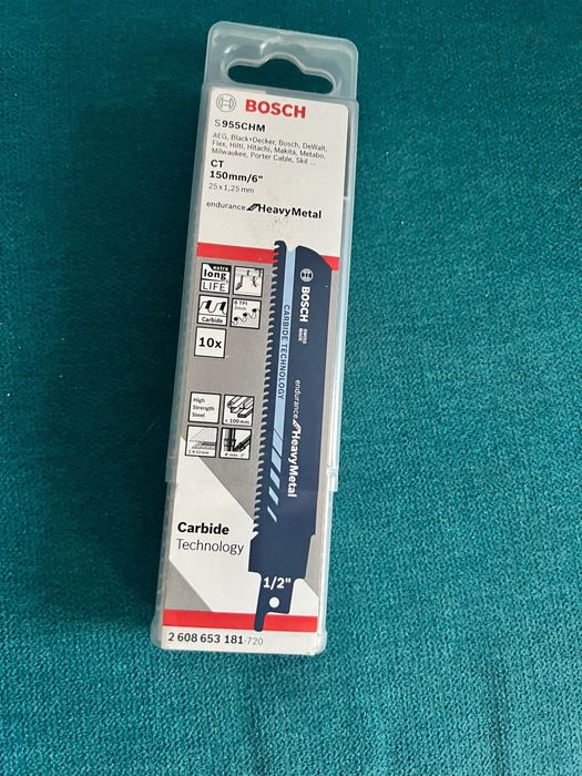 Bosch Osprzęt Niebieski Brzeszczot Do Piły Szablastej, paczka 10 sz