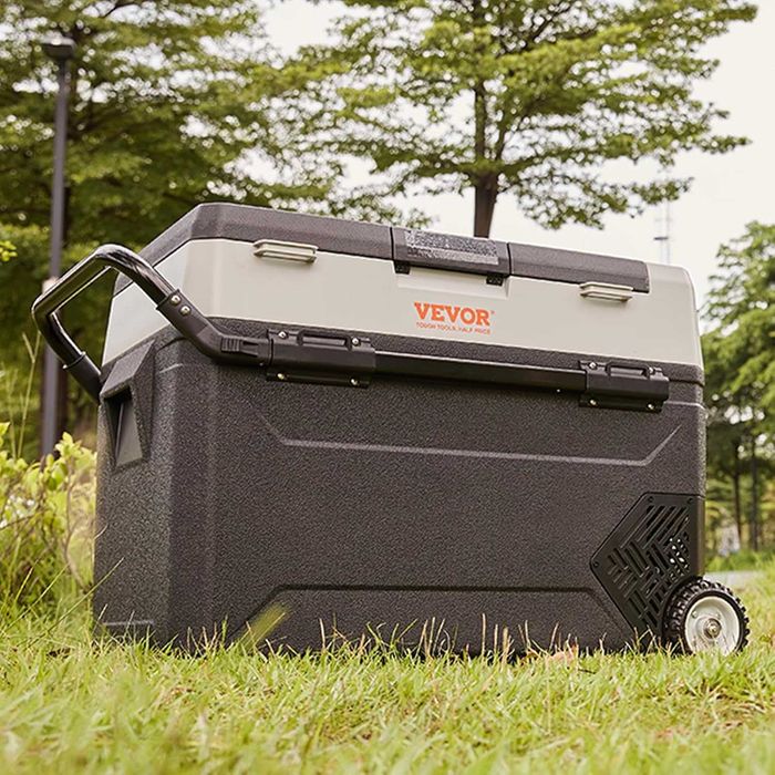 Frigorifico portátil Vevor 53L, 12/24V DC e 100–240V AC