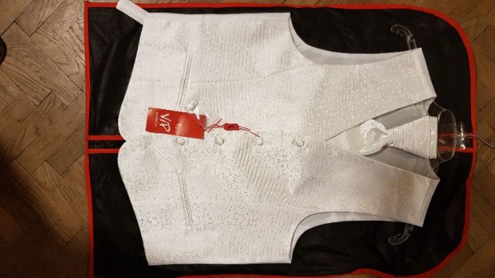 Kamizelka męska z krawatem Nowa !