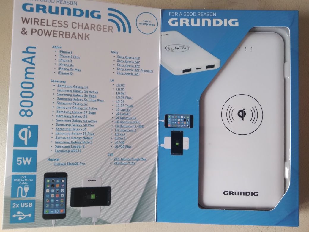 Grundig  PowerBank беспроводной