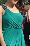 Vestido verde de cerimónia