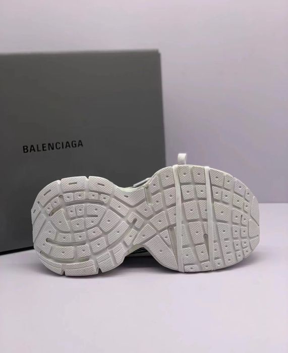 Жіночі кросівки баленсіага білі Balenciaga 3XL white black premium