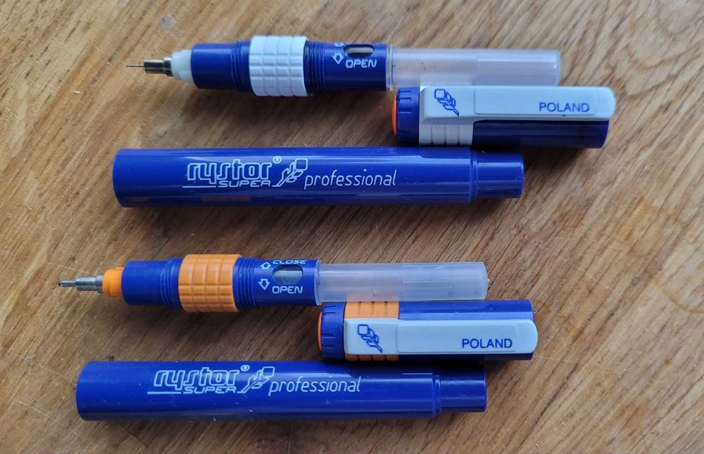Pisak kreślarski Rystor 1mm 1 szt oraz 0,25mm 1 szt.