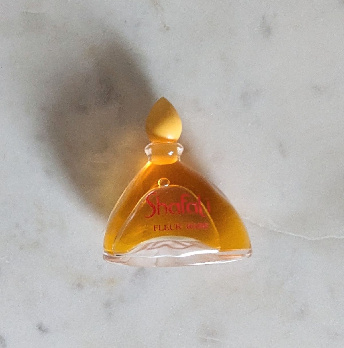 Shafali fleur rare minitura vintage perfume Yves Rocher