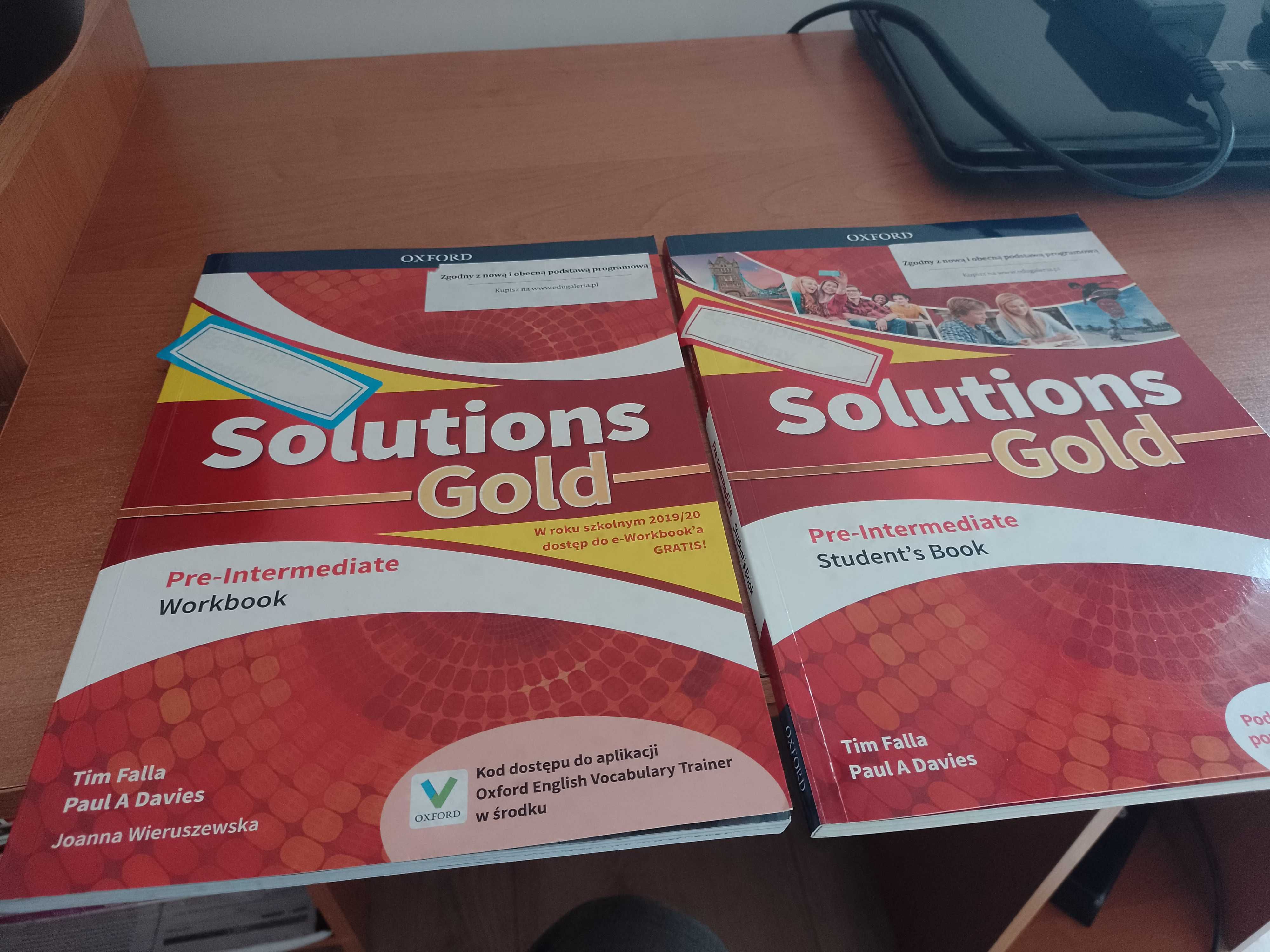 Oxford Solutions Gold pre- intermediate komplet Nowe