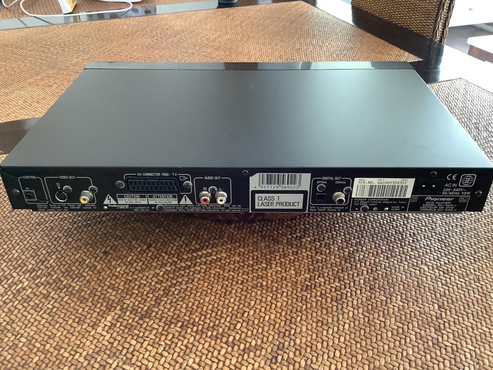 Leitor de DVD Pioneer DV-444-K