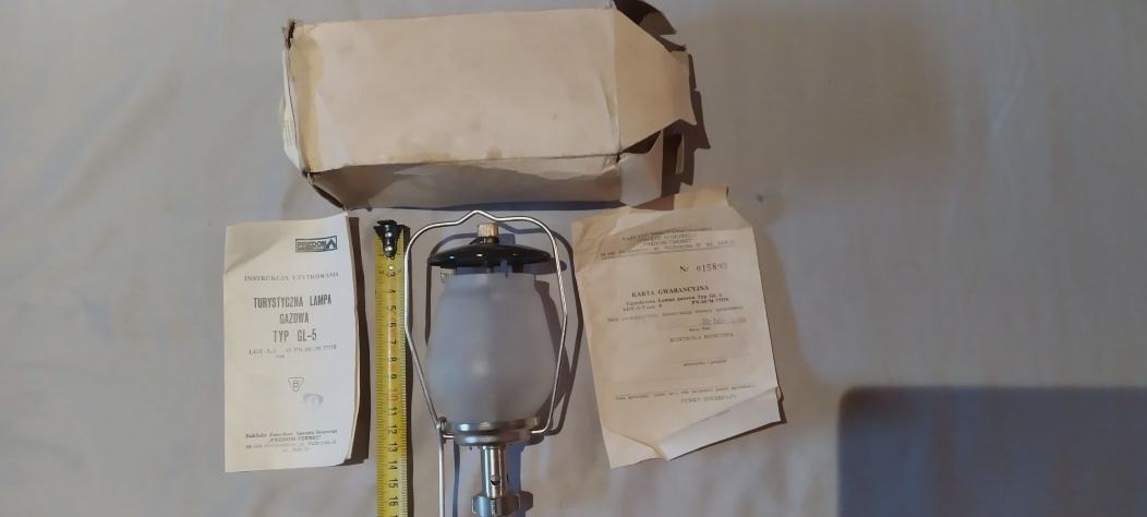 Lampa gazowa z PRL-u