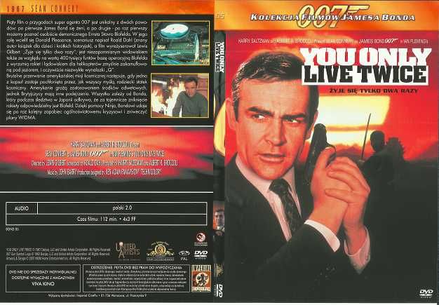 007 James Bond - kolekcja 21 filmów na DVD