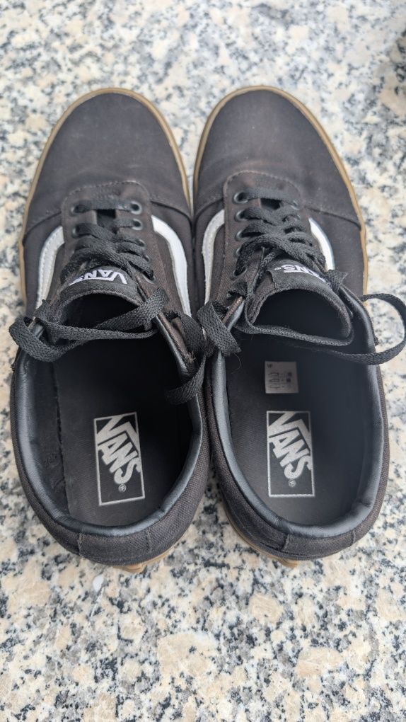 Tênis - Sapatilhas Vans Ward - Tamanho 43 - Preto Castanho