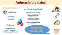 animacje dla dzieci, animator, urodziny, event, wynajem, dmuchaniec