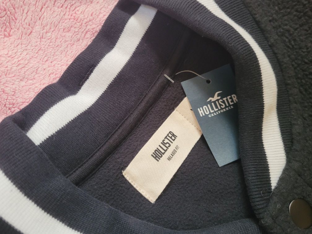 Kurtka Wiosenna Hollister XL by Abercrombie nowa z metką szerpa