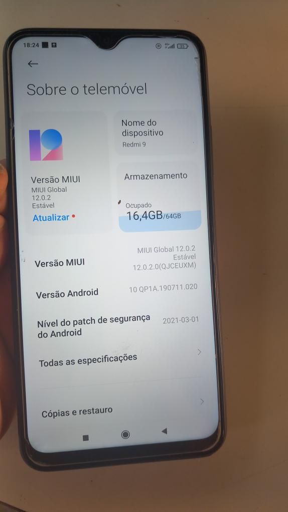 Xiaomi Redmi 9 impecável