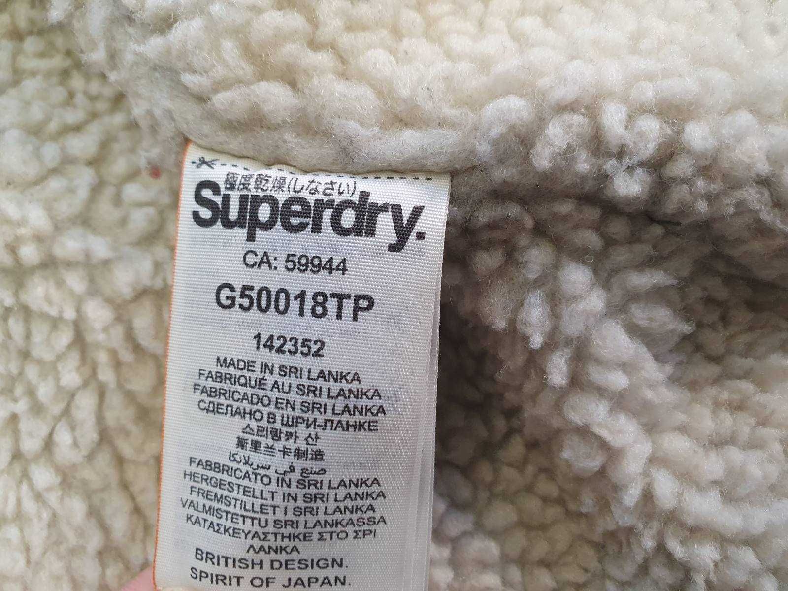 куртка осінь-весна парка Superdry М р можна на Л капюшон хутро мех