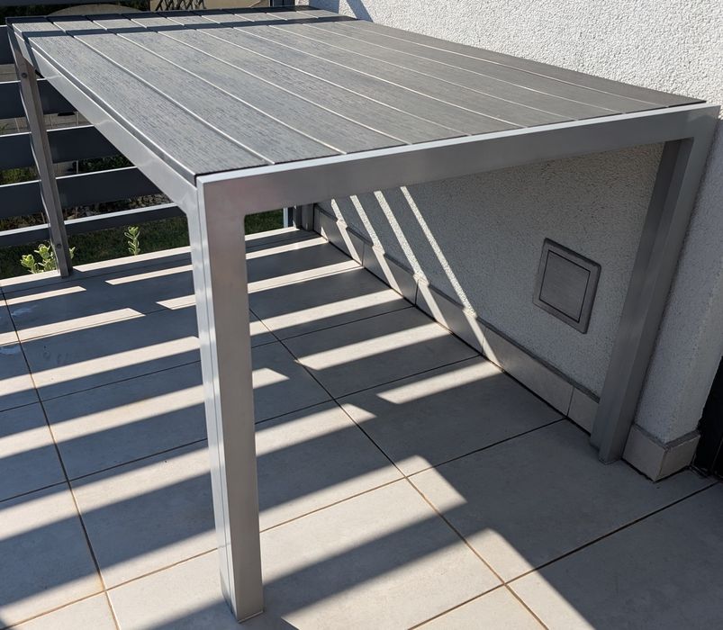 Stół ogrodowy z deskami kompozytowymi 150x90