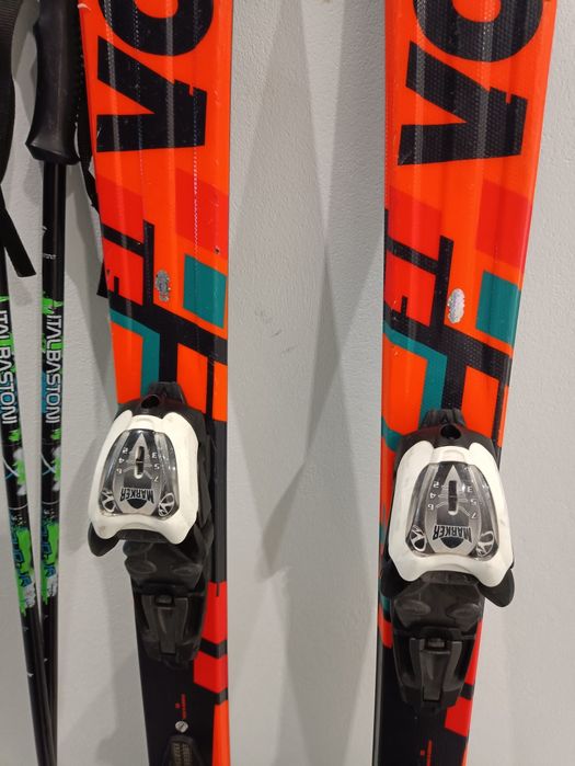 Narty Volkl + buty Nordica + kijki