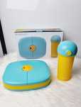 Lunchbox Bento dla dzieci pojemnik 3 przegródki 800ml + bidon 380ml