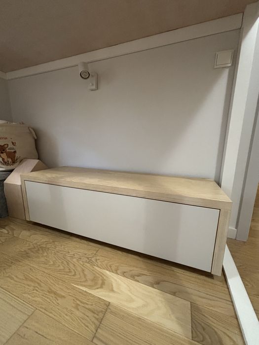 Szuflada ławka mebel schowek styl skandynawski scandi