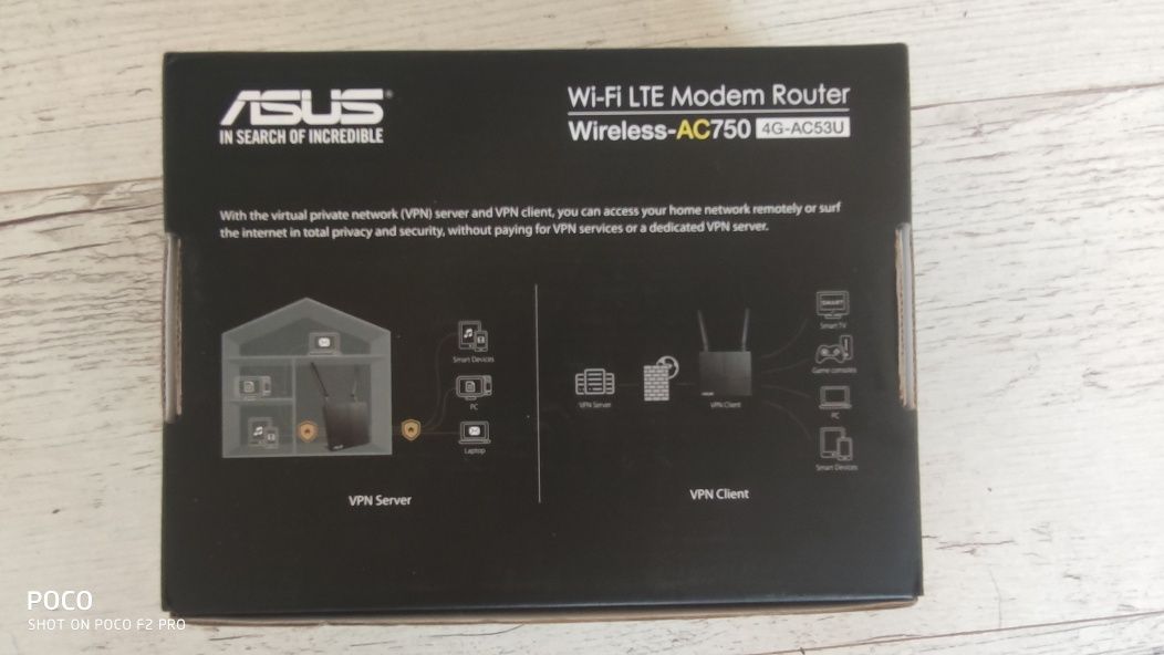 Router LTE Asus 4G-AC53U slot na kartę SIM