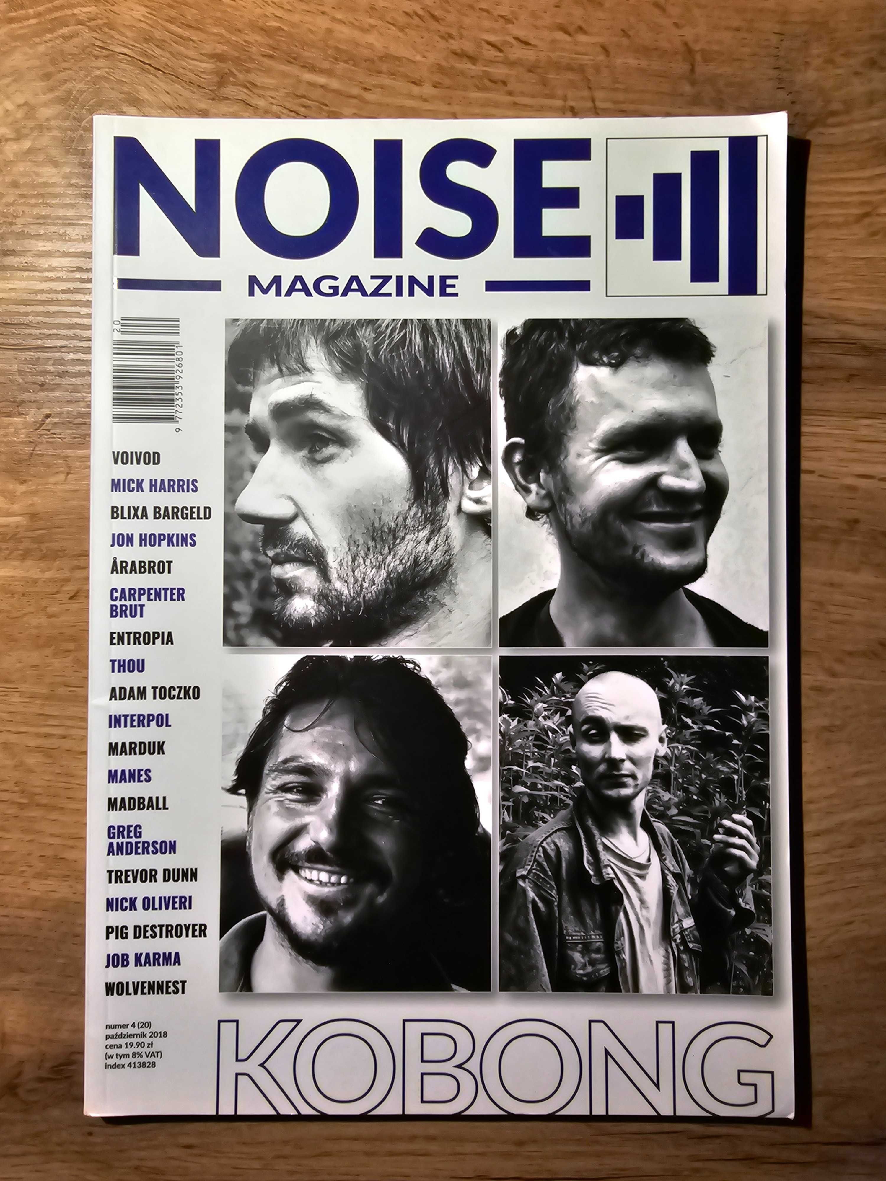 Noise Magazine - 4 (20) październik 2018 - Kobong, Voivod, Marduk