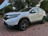 Honda CR-V hybryda, bezwypadkowy, stan idealny, niski przebieg, biała perła