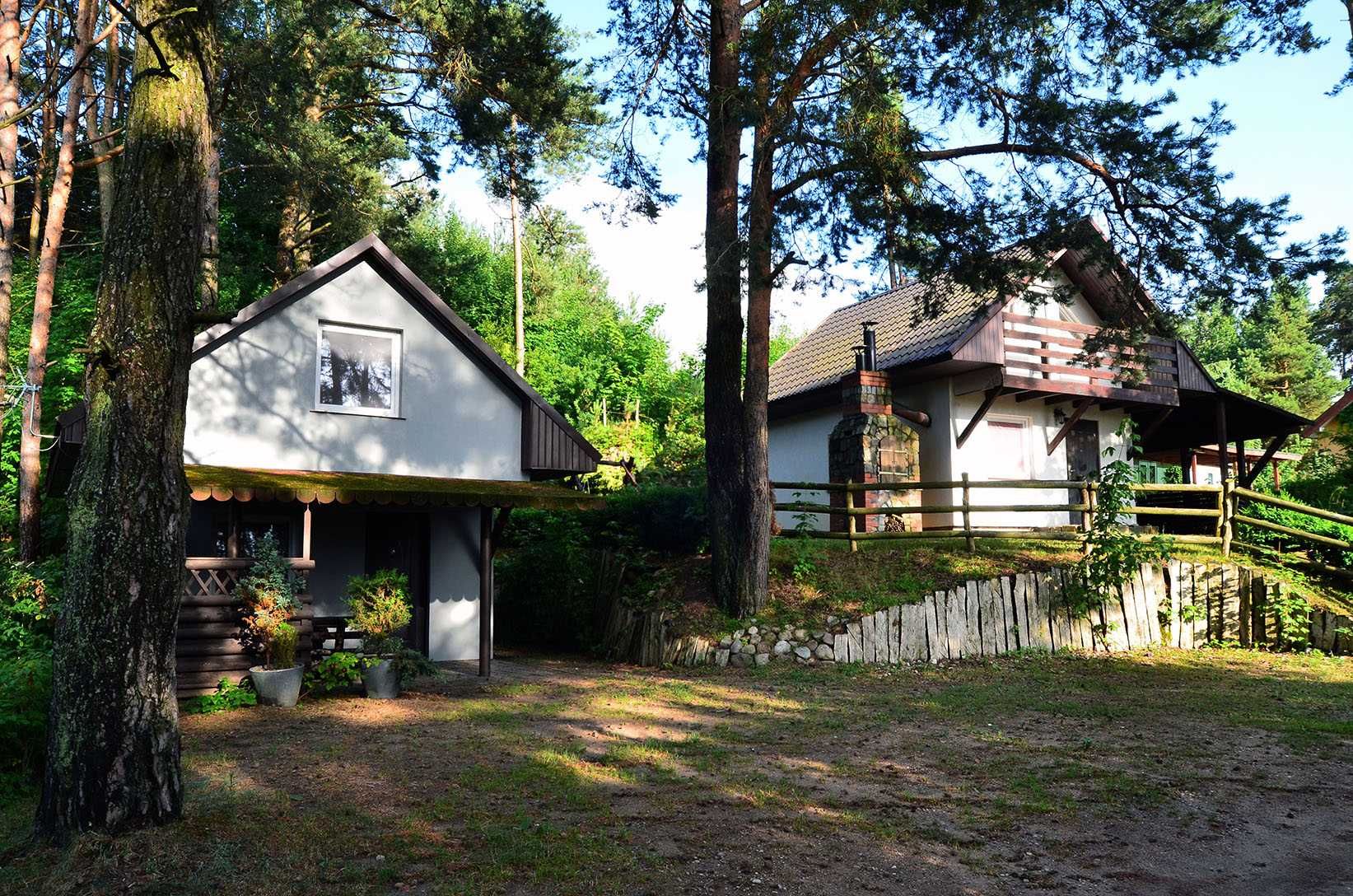 6-8.08 Domek na Mazurach nad jeziorem Wersminia plaża łowisko