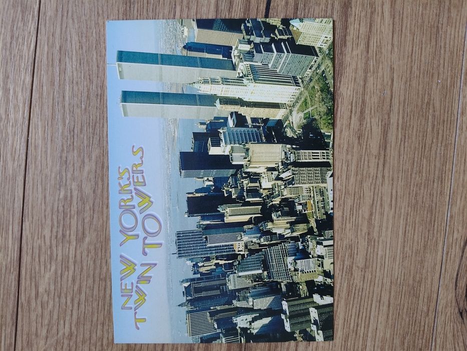 Pocztówki USA nowy Jork twin towers