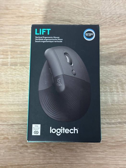 Бездротова миша Logitech Lift Ergonomic Vertical Graphite (910-006473)