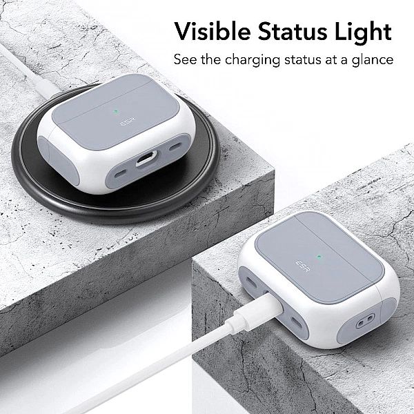 ESR Orbit Halolock z MagSafe na Apple AirPods Pro 1 / 2 - białe